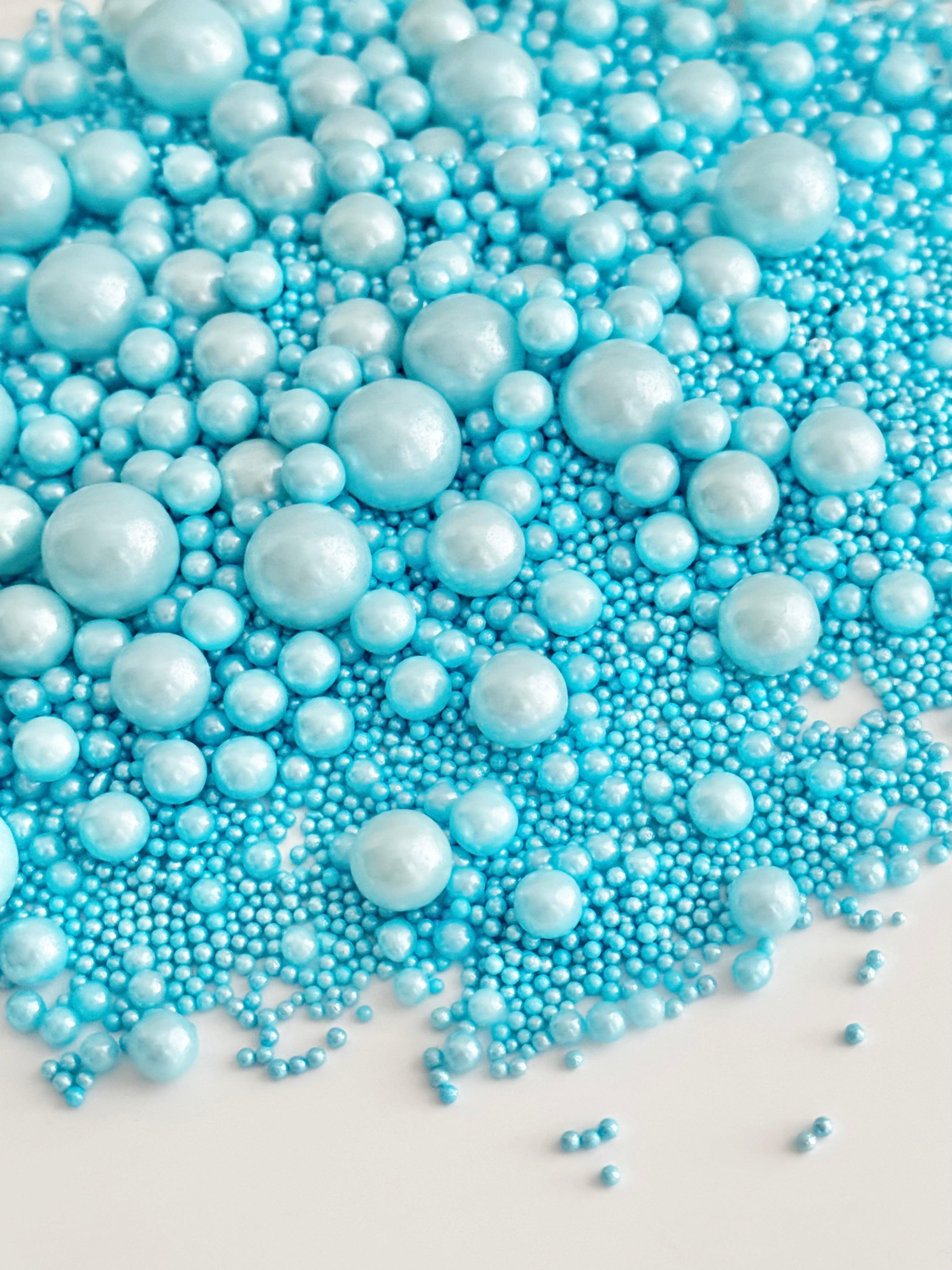 Shop Blue Pearl Sprinkles Mix for Cakes & Cupcakes