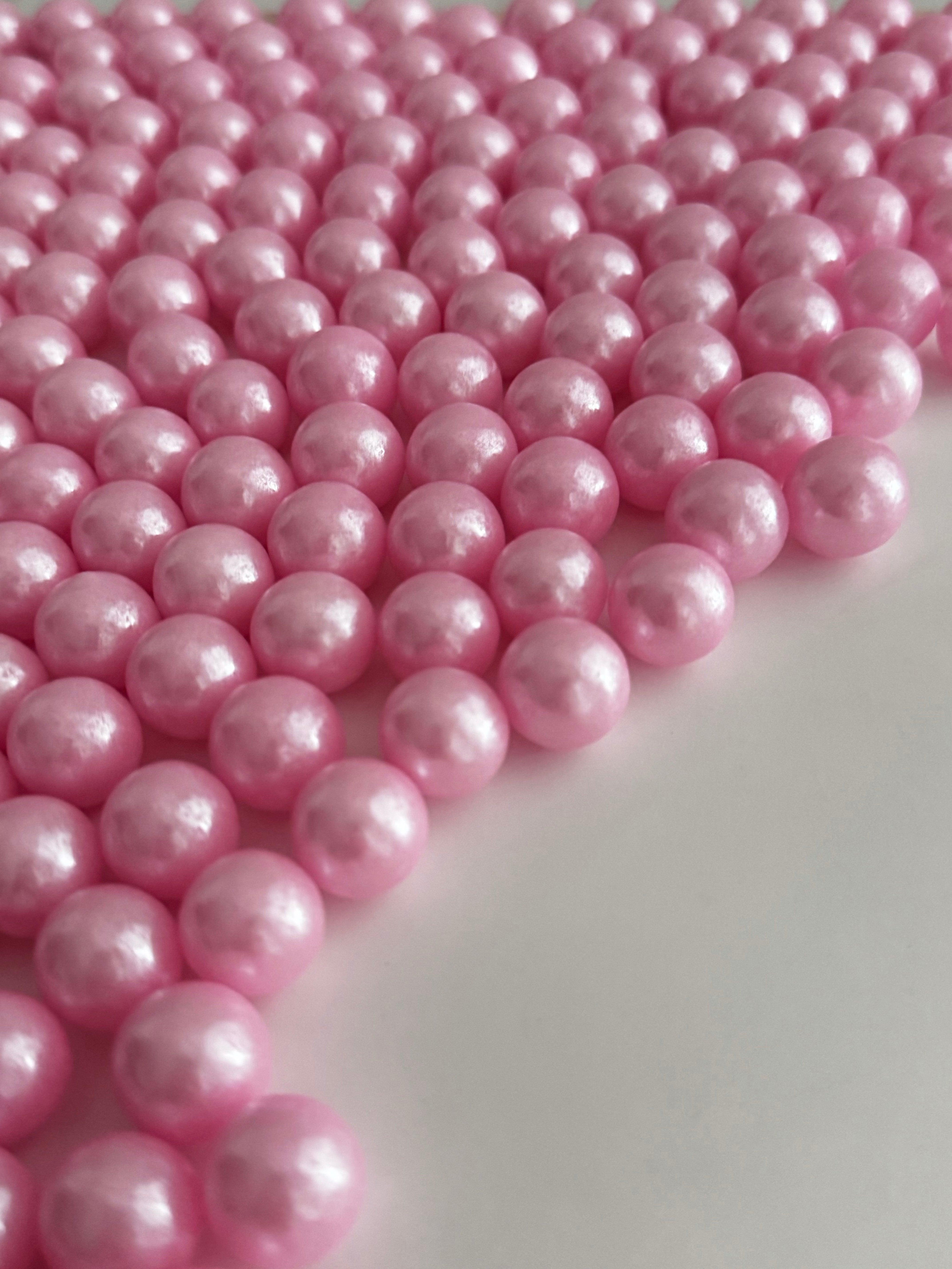 Pink Pearl Sprinkles - Halal, Vegan, Gluten & Dairy-Free - Sugary Solutions