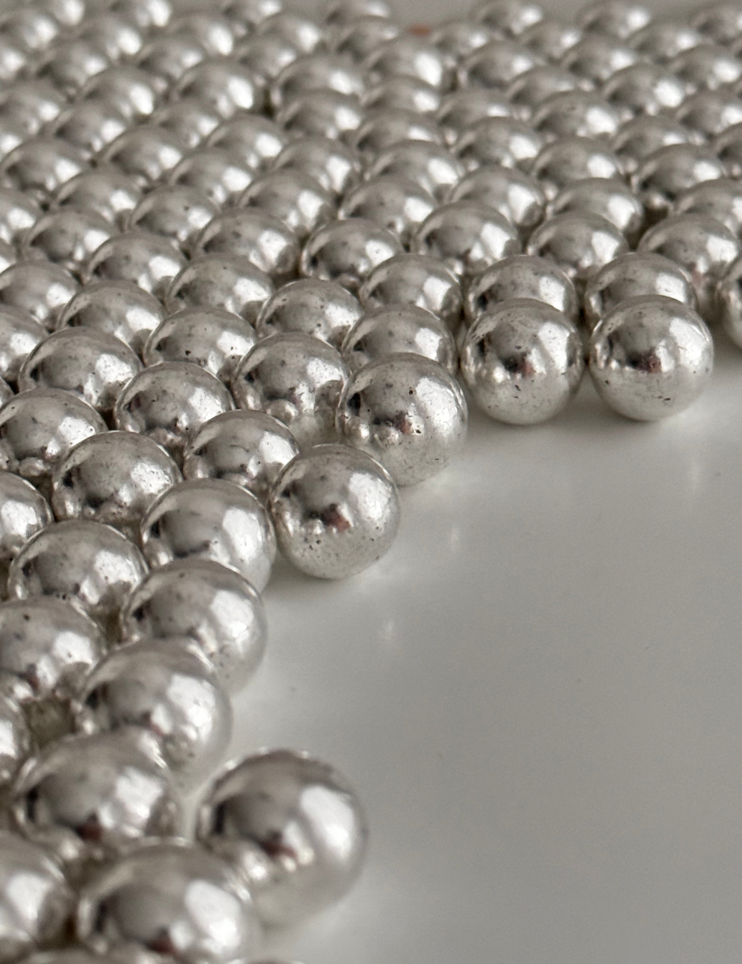 Silver Metallic Sprinkles 14mm - Sugary Solutions