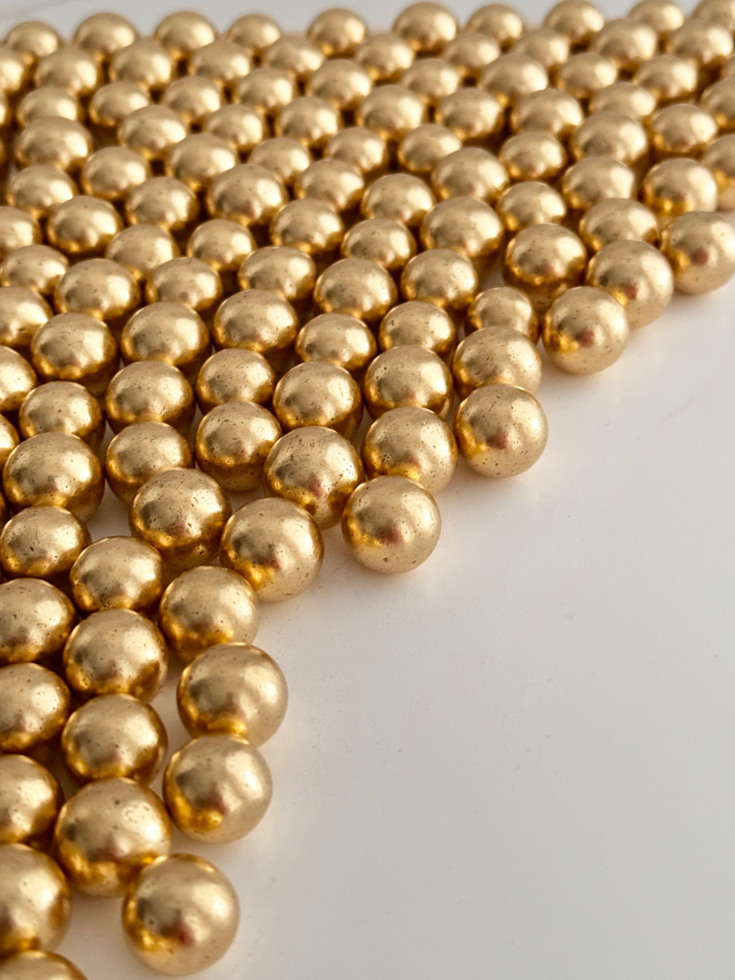 Gold Metallic Sprinkles 14mm - Sugary Solutions