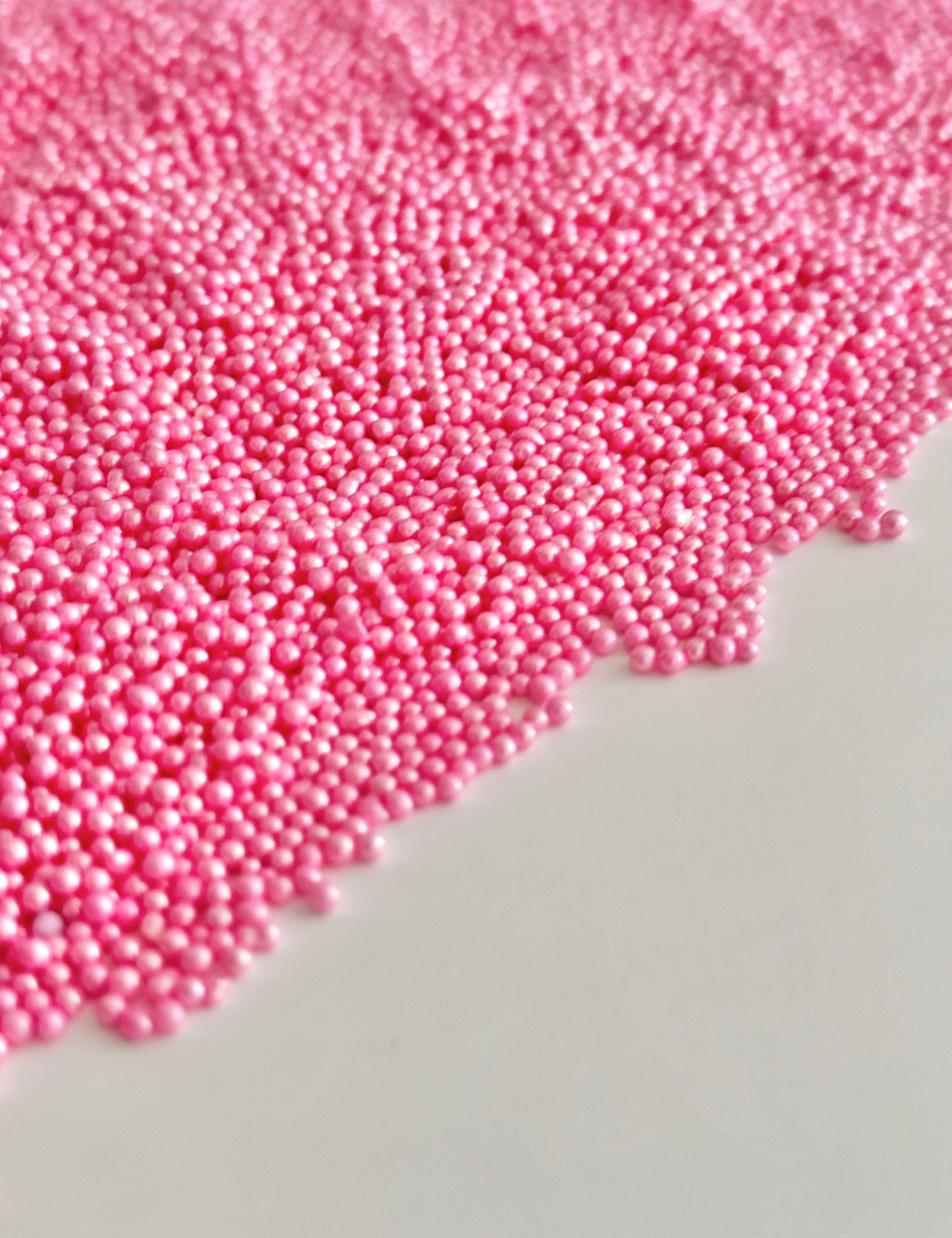 Pink Pearl Sprinkles - Halal, Vegan, Gluten & Dairy-Free - Sugary Solutions