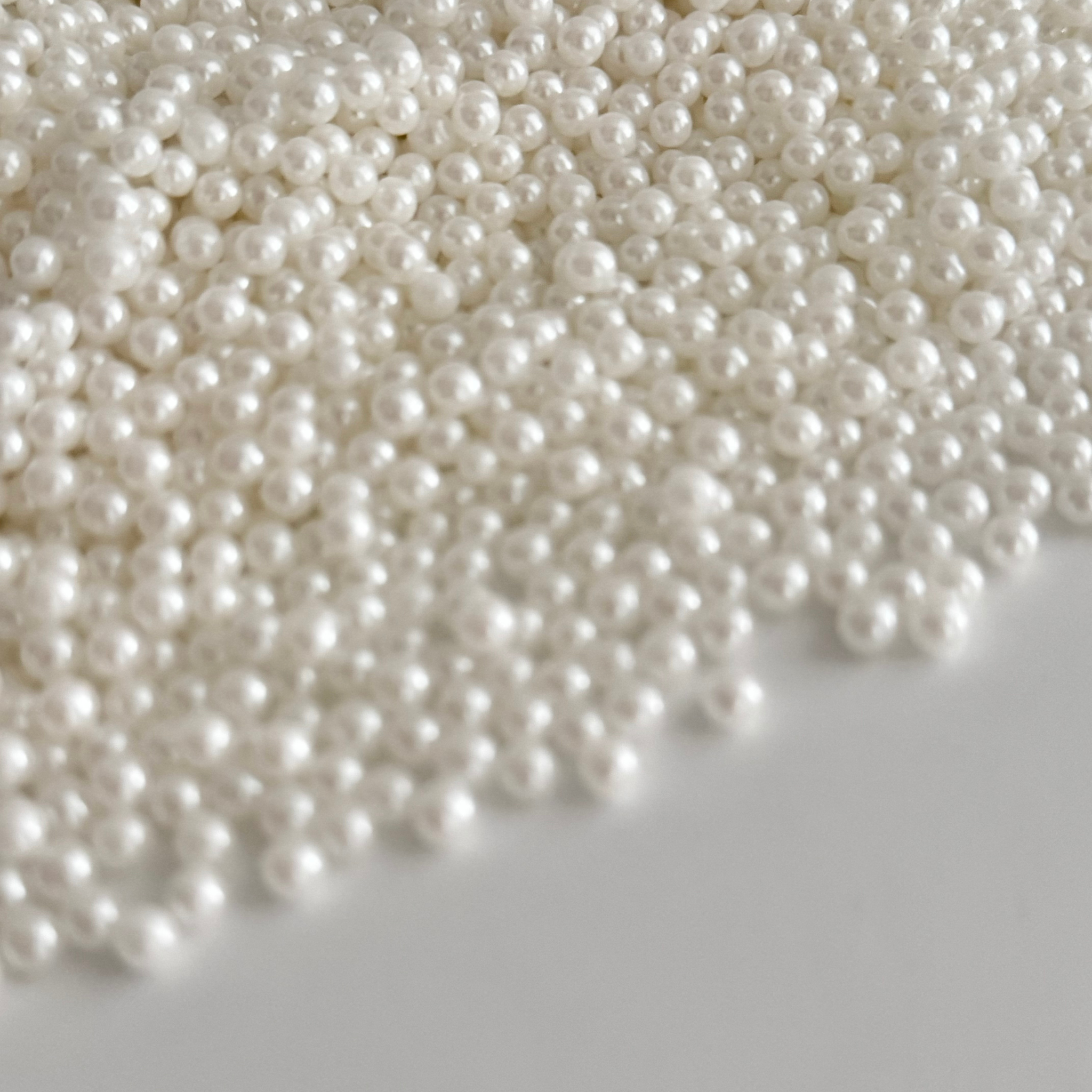 White Pearl Sprinkles 4mm | Sprinkle Magic