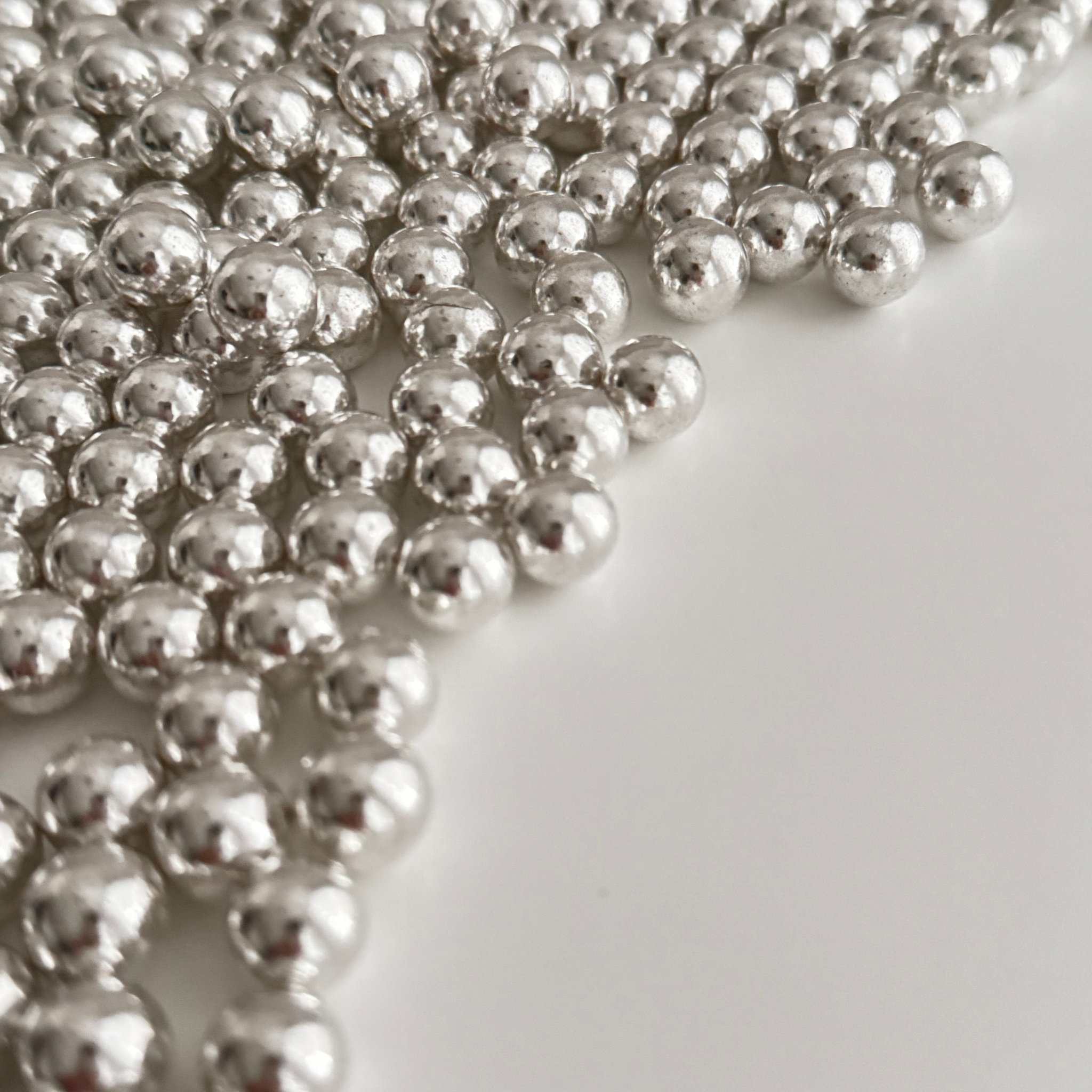 Silver Metallic Sprinkles 10mm | Sprinkle Magic