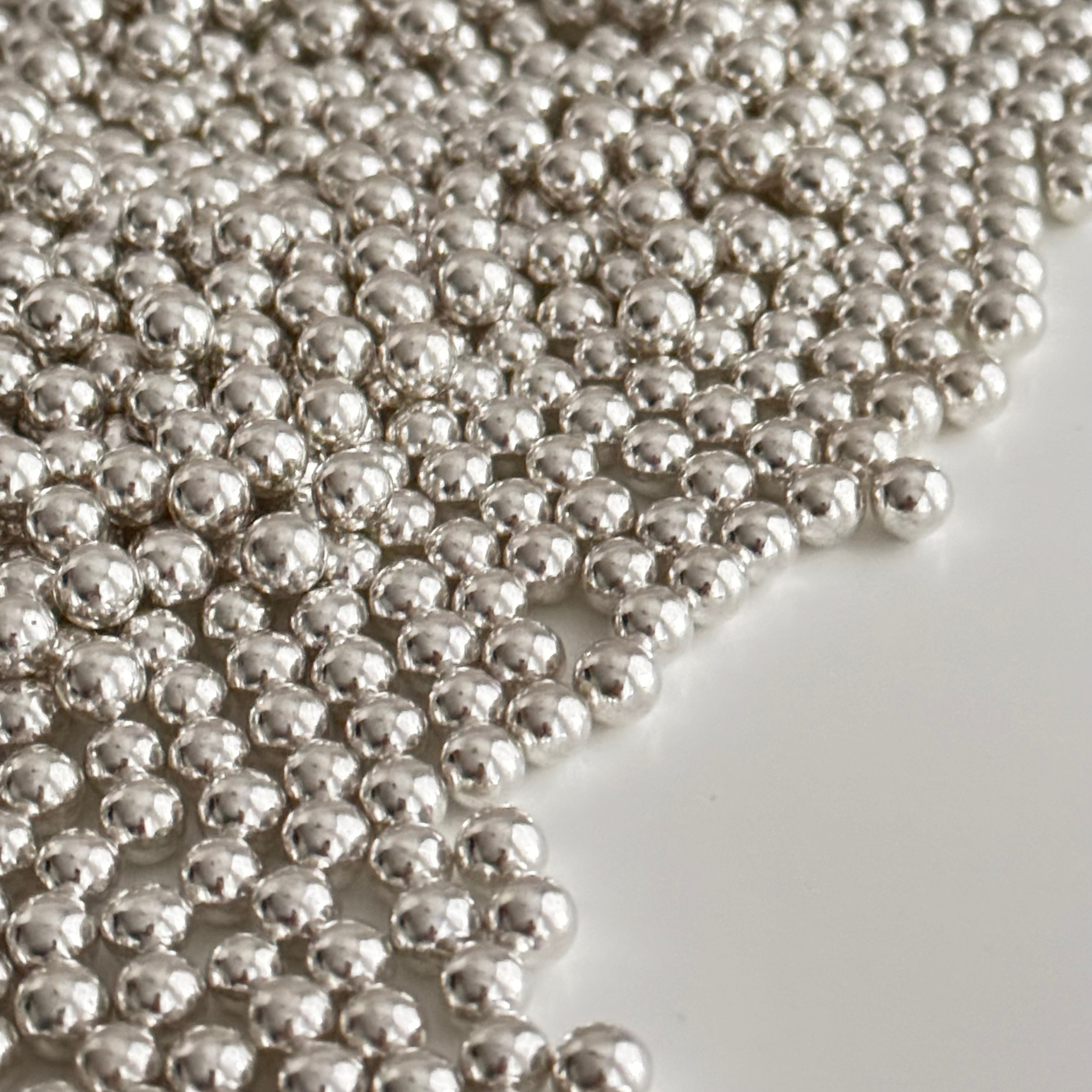 Silver Metallic Sprinkles 10mm | Sprinkle Magic