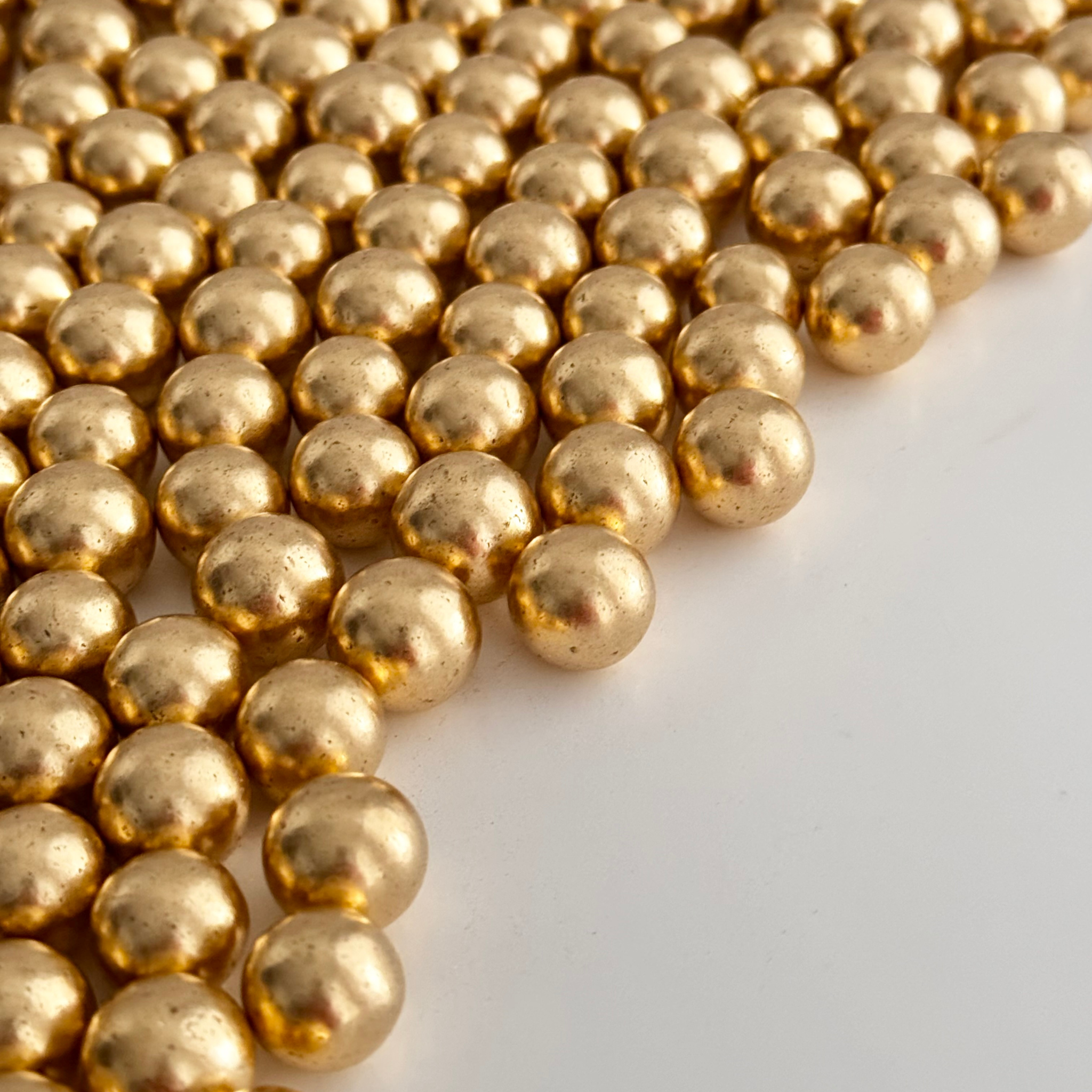 Gold Metallic Sprinkles 14mm | Sprinkle Magic
