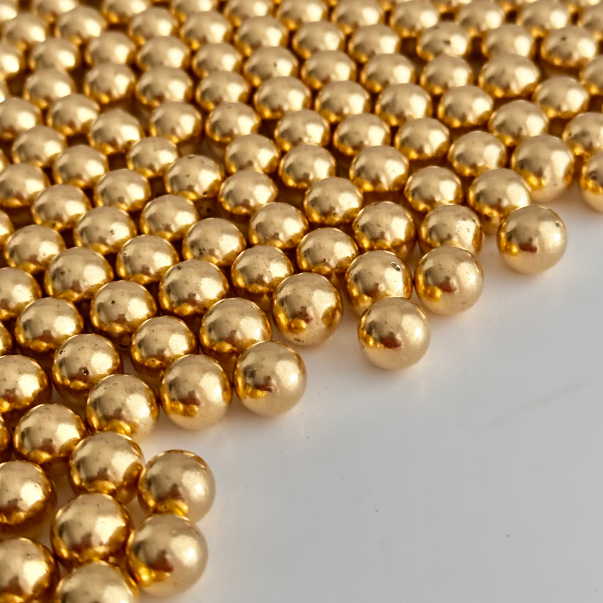 Gold Metallic Sprinkles 10mm | Sprinkle Magic