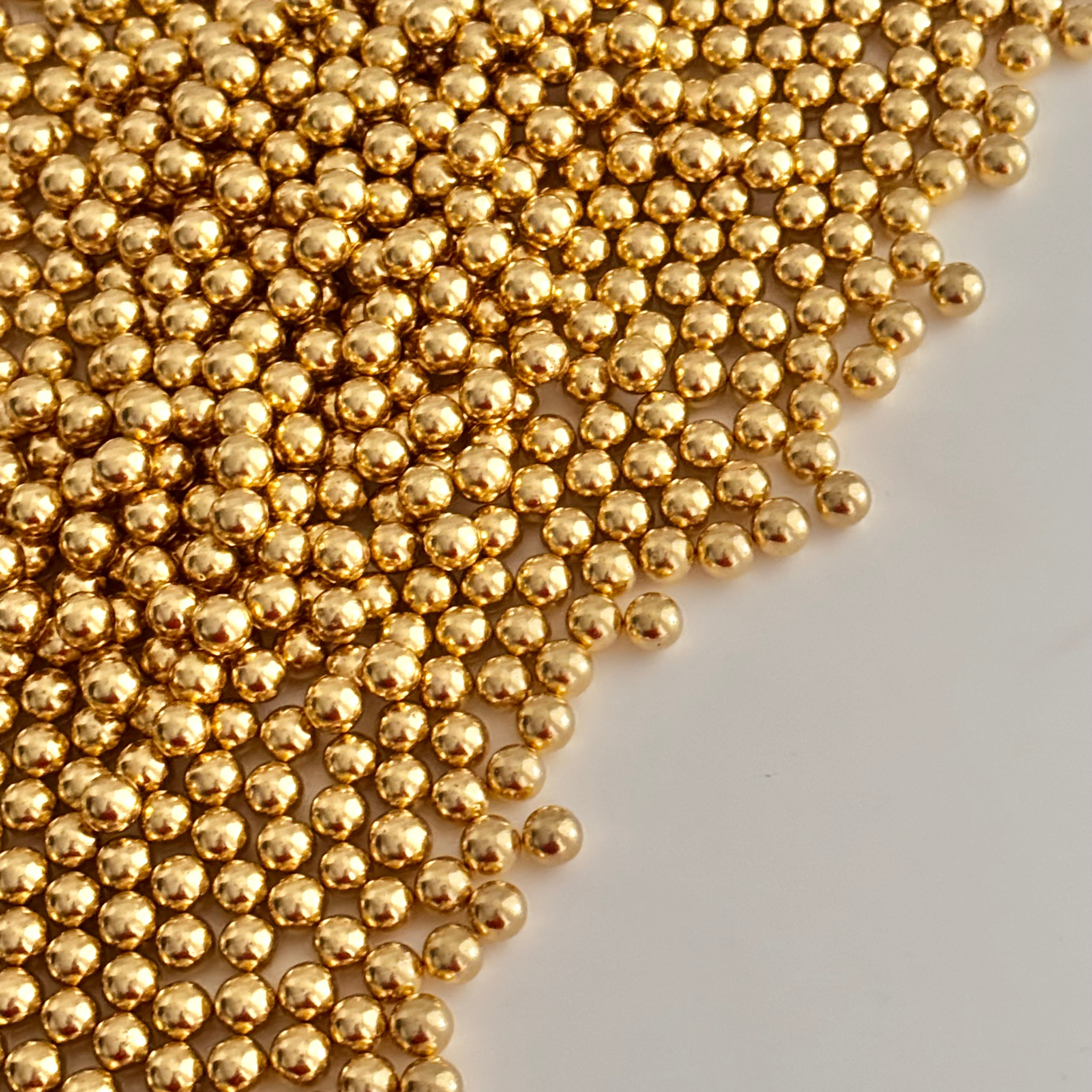Gold Metallic Sprinkles 7mm | Sprinkle Magic