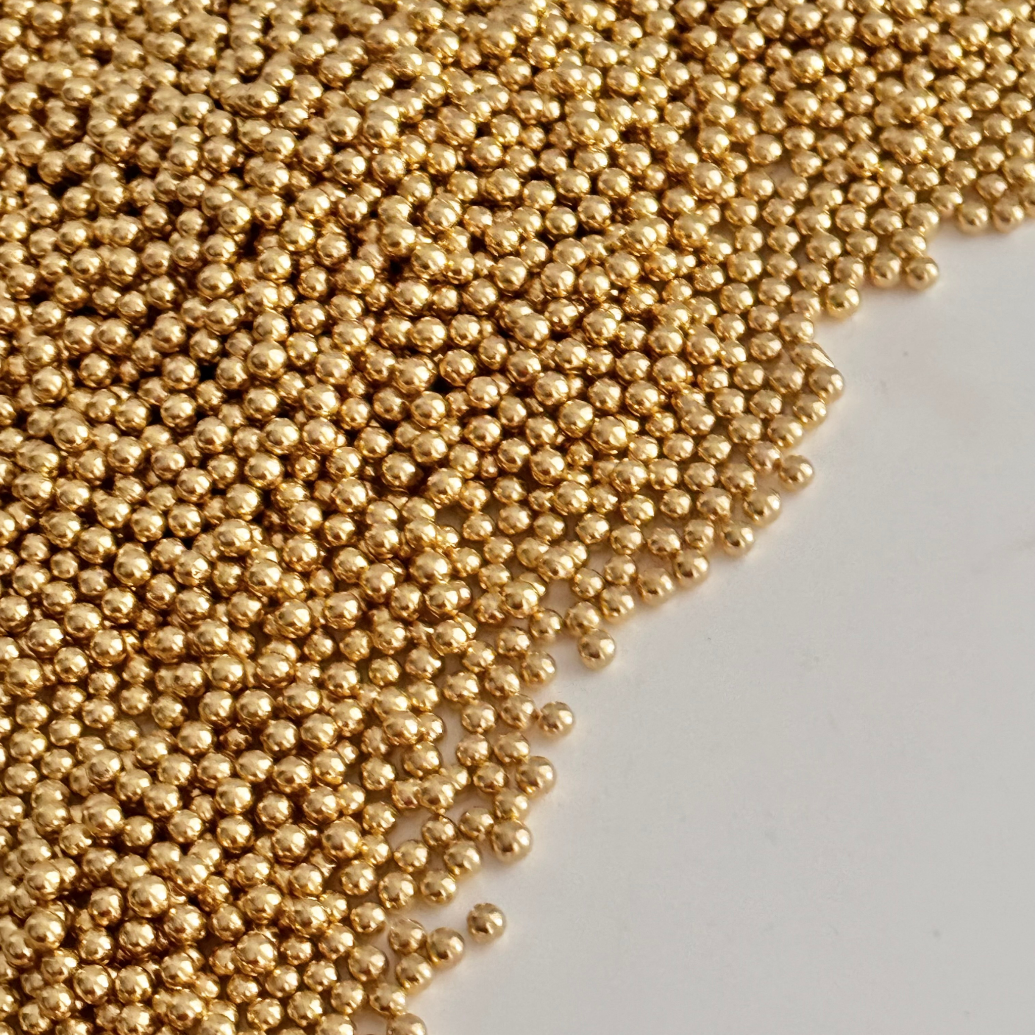 Gold Metallic Sprinkles 4mm | Sprinkle Magic