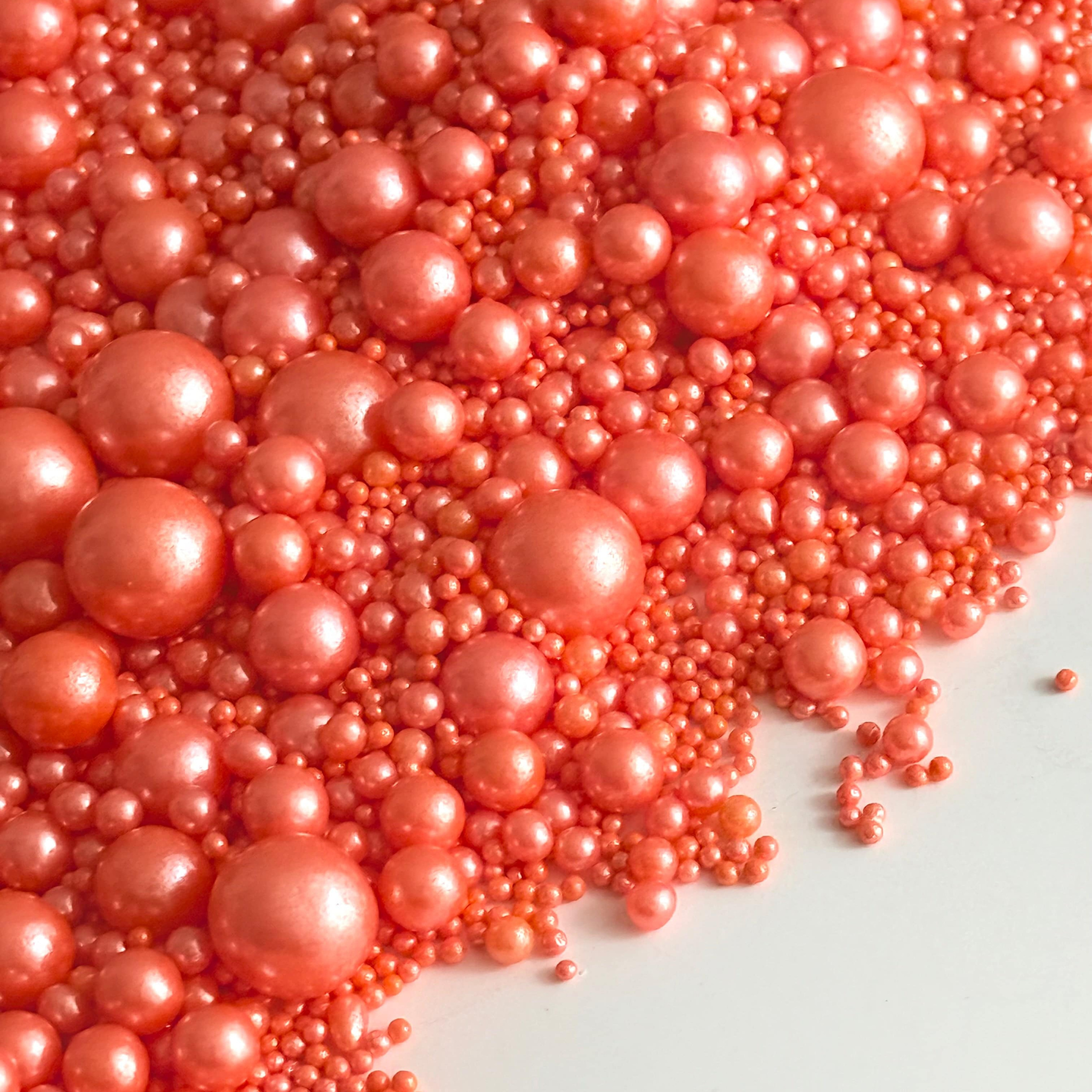 Orange Pearl Sprinkles Mix - 1kg Wholesale - Sugary Solutions